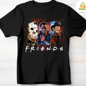 Horror Crew Parody Graphic Tee Streetwear Halloween Shirt 5