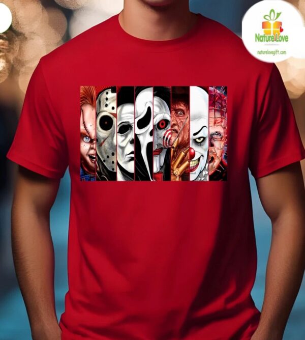Horror Movie Killers Halloween T-Shirt for Men Women Mashup Design