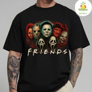 Horror Movie Parody Tee Friends Inspired Halloween Funny Scary Shirt