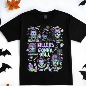 Horror Movie Shirt Killers Gonna Kill Halloween Slasher Retro Tee