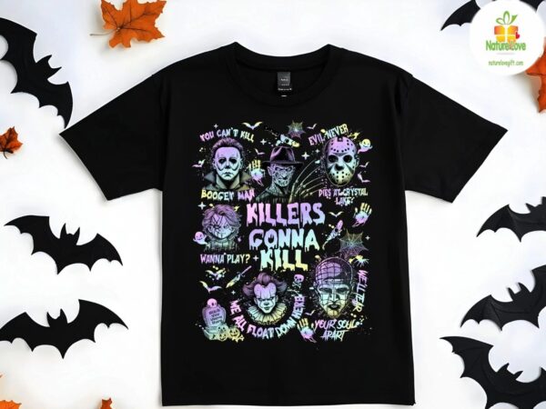 Horror Movie Shirt Killers Gonna Kill Halloween Slasher Retro Tee