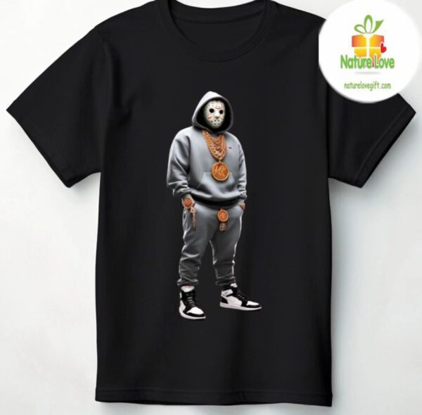 Horror Movie Shirt Masked Slasher Tee Halloween Streetwear