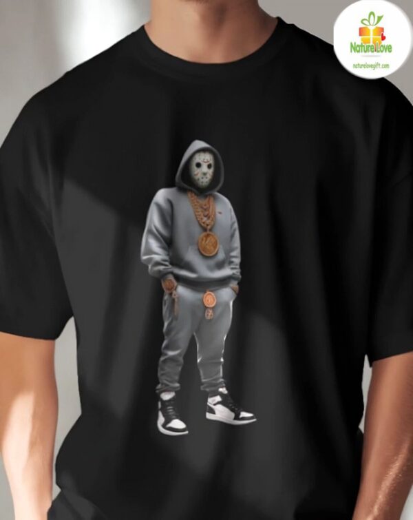 Horror Movie Shirt Masked Slasher Tee Halloween Streetwear