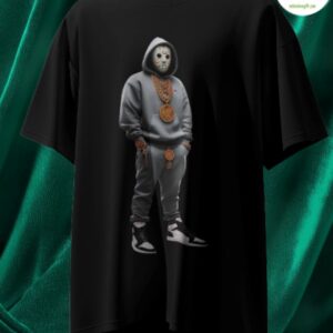 Masked Slasher Horror Shirt Scary Movie Tee Halloween Streetwear 4