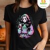 Jason Voorhees Mask Halloween Shirt for Mom Mama Life Tee