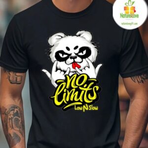 Panda Graphic Tee Streetwear Cartoon Bear Shirt Low N Slow Style