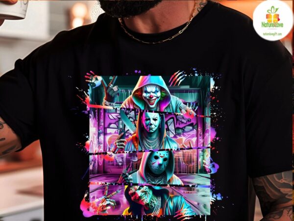 Retro Halloween Horror Killers Shirt Limited Edition Slasher Tee