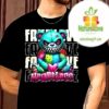 Retro Teddy Bear Tee Heartless Fake Love Colorful Design Shirt