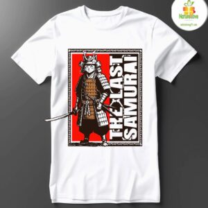 Samurai Cat T shirt The Last Samurai Warrior Graphic Tee limited Edition 4
