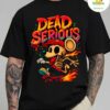 Skeleton Graphic T-shirt Dead Serious Mouse Skateboard Limited Edition