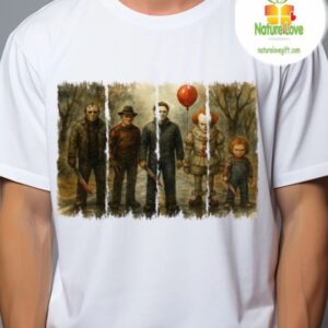 Classic Slasher Villains Tee 2