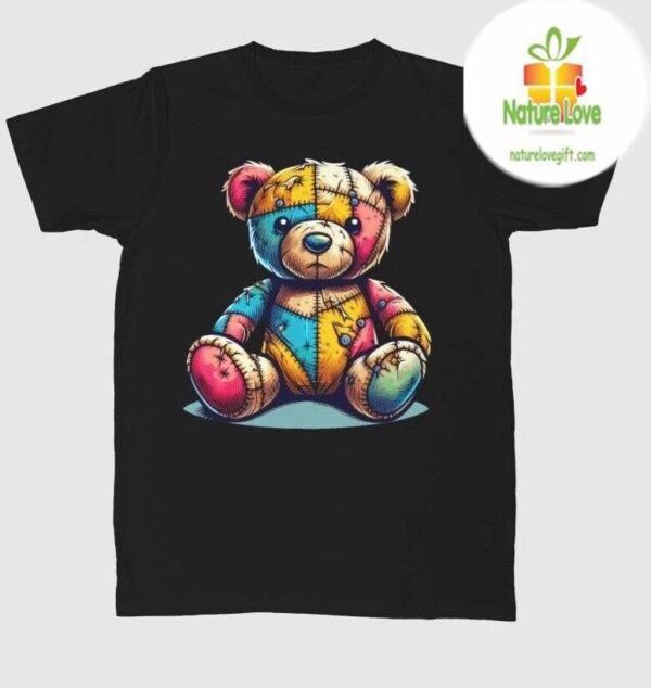 Teddy Bear Graphic T-Shirt Unisex Cute Cotton Tee Great Gift