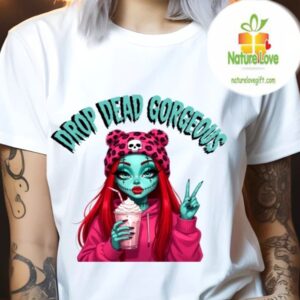 Drop Dead Gorgeous Zombie Girl Graphic T shirt 2