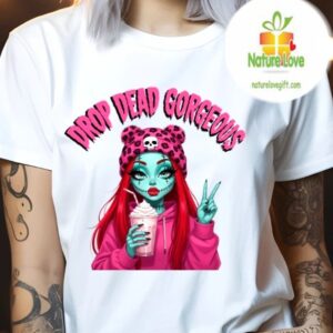 Drop Dead Gorgeous Zombie Girl Graphic T shirt 3