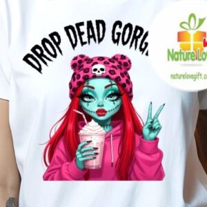 Drop Dead Gorgeous Zombie Girl Graphic T shirt 6