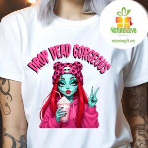 Drop Dead Gorgeous Zombie Girl Graphic T shirt 7