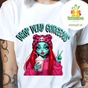 Drop Dead Gorgeous Zombie Girl Graphic T shirt 8