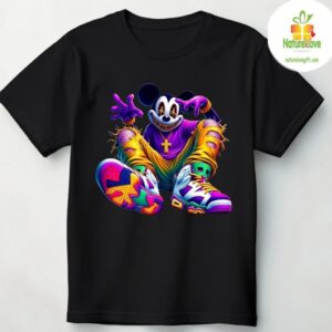 Zombie Hiphop Mouse Tee Graphic Streetwear T Shirt 4