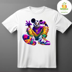 Zombie Hiphop Mouse Tee Graphic Streetwear T Shirt 5