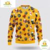Boston Bruins Ugly Christmas Sweater Santa Snowman Holiday Design