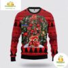 Calgary Flames Ugly Christmas Sweater NHL Fleece Holiday Tree