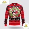 Carolina Hurricanes Ugly Christmas Sweater Grinch 12 Expressions