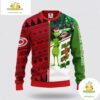 Carolina Hurricanes Ugly Christmas Sweater Grinch Scooby-Doo Design