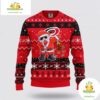 Carolina Hurricanes Ugly Christmas Sweater Santa NHL Fan Gift
