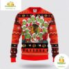 Chicago Blackhawks Grinch Ugly Christmas Sweater 12 Expressions