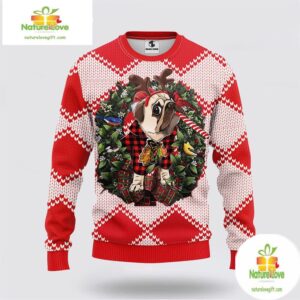 Chicago Blackhawks Ugly Christmas Sweater for Dogs NHL Fan Gift