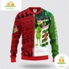 Chicago Blackhawks Ugly Christmas Sweater Grinch Scooby-Doo Design