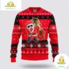 Chicago Blackhawks Ugly Christmas Sweater Santa Hockey Fan Gift