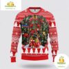 Chicago Blackhawks Ugly Christmas Sweater Tree Ball Red NHL