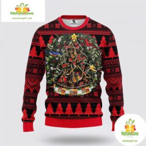 Chicago Blackhawks Ugly Christmas Sweater Tree Ornament NHL