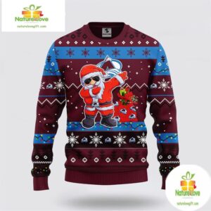 Colorado Avalanche Ugly Christmas Sweater Santa NHL Fan Gift