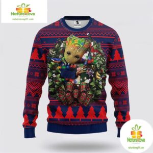 Columbus Blue Jackets Groot Ugly Christmas Sweater NHL