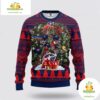 Columbus Blue Jackets Ugly Christmas Sweater Fleece NHL