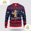 Columbus Blue Jackets Ugly Christmas Sweater Funny Grinch Design