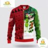 Detroit Red Wings Ugly Christmas Sweater Grinch Scooby-Doo Design