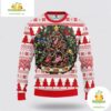Detroit Red Wings Ugly Christmas Sweater Tree Ball Ornament NHL