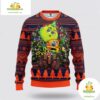 Edmonton Oilers Ugly Christmas Sweater Grinch Hug NHL Fan Gift