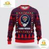 Florida Panthers Grateful Dead Ugly Christmas Sweater Fleece