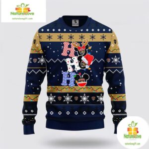 Florida Panthers Ugly Christmas Sweater Mickey NHL Holiday