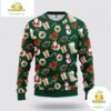 Minnesota Wild Ugly Christmas Sweater Santa Snowman NHL