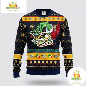 Nashville Predators Grinch Hand Ugly Christmas Sweater NHL