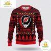New Jersey Devils Grateful Dead Ugly Christmas Sweater NHL