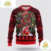 New Jersey Devils Ugly Christmas Sweater Fleece NHL Tree
