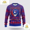 New York Rangers Grateful Dead Ugly Christmas Sweater NHL Fleece