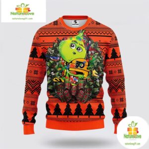 Philadelphia Flyers Grinch Ugly Christmas Sweater NHL Holiday Gift