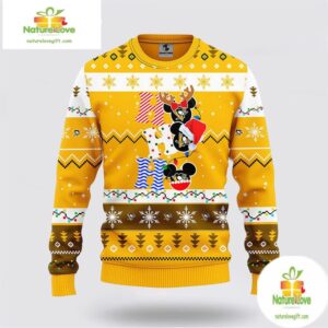 Pittsburgh Penguins Ugly Christmas Sweater Mickey NHL Holiday